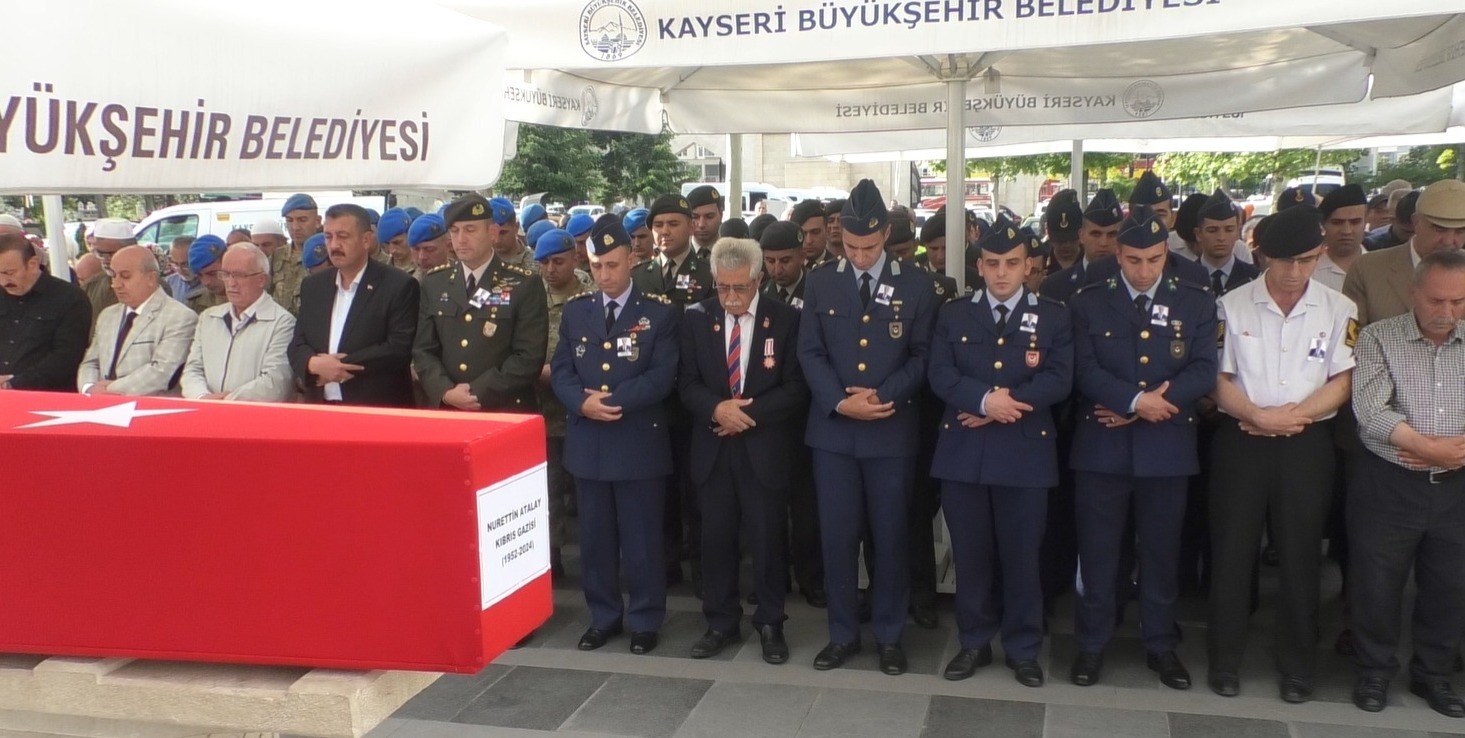 Kıbrıs Gazisi Nurettin Atalay’ın cenazesi defnedildi